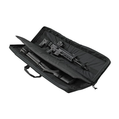 US PeaceKeeper Products P30049 - 3 Gun Case (48-Inch) - Heavy-Duty Water-Resistant Fabric - Easy to Carry - Locking Double Zippers - Lifetime Warranty - Black