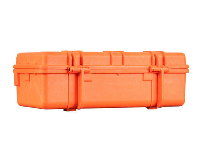 Monoprice Weatherproof Hard Case - 22 x 14 x 8 Inches, With Customizable Foam, Shockproof, IP67, Ultraviolet And Impact Resistant Material, Orange - Pure Outdoor Collection