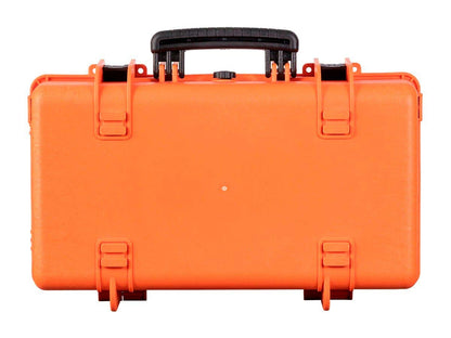 Monoprice Weatherproof Hard Case - 22 x 14 x 8 Inches, With Customizable Foam, Shockproof, IP67, Ultraviolet And Impact Resistant Material, Orange - Pure Outdoor Collection