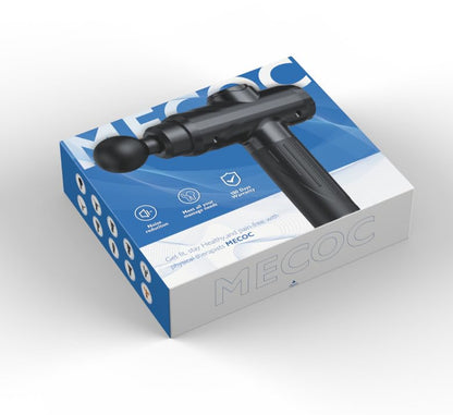 Massage Gun, Deep Tissue Percussion Massager for Pain Relief, Super Quiet Portable Body Relaxation Electric Muscle Massage Gun with 10 Attachment 30 Speed