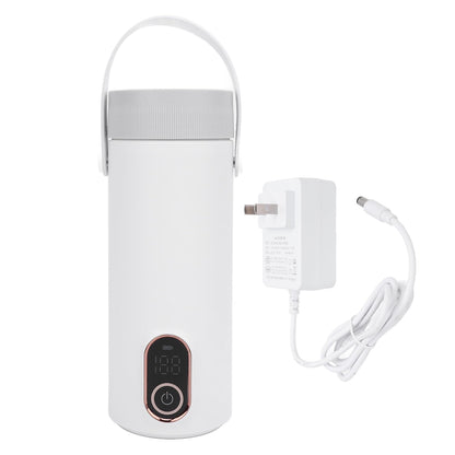 Small Electric Tea Kettle, Rechargeable Portable 304 Stainless Steel Travel Hot Water Boiler with 4 Temperature Settings, Cordless Use for Coffee Tea Milk, No BPA, No Odor, Long
