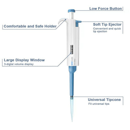 ONiLAB Lab Micropipette, Adjustable Volume Single Channel Pipettors,100-1000ul