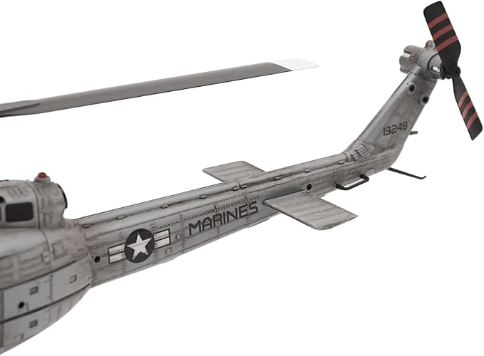 RC ERA C032 RC Helicopter 1/48 Scale 2.4G 6CH UH-1 Huey Flybarless RC Helicopter 6-Axis Gyroscope Stabilization with Altitude Hold &amp 3D Inverted Flight for Adults Enthusiasts(1 Battery)