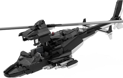 MOC-149250 Air Helicopter Building Blocks Set - 1039 Piece MOC Helicopter Model DIY Creative Assembly Kit for Adults Collectible Display &amp Home Decoration