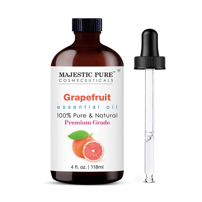 Majestic Pure Lavender Essential Oil with Glass Dropper - Huge 4 Fl Oz - 100% Pure and Natural Lavender Oil - Premium Grade Essential Oils for Diffuser, Aromatherapy, Soap and Candle Making