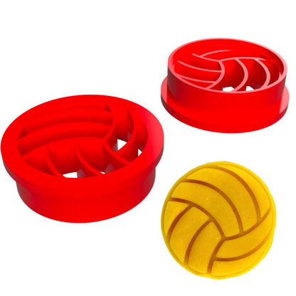 Volleyball Cookie Cutter (2 to 8 inches) by Mighty Gadget USA (4 inches)