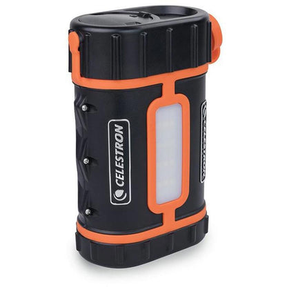 Celestron - PowerTank Lithium Pro Telescope Battery – Rechargeable Portable 12V Power Supply for Computerized Telescopes – 17 Hour Capacity/ 158.74Wh - Red/White LED Light - 2 USB Ports