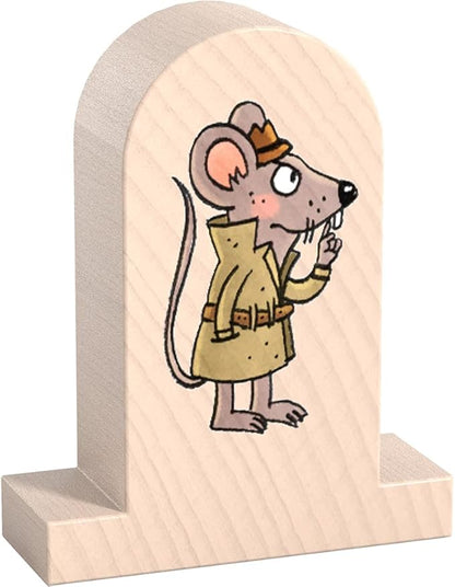 HABA Inspector Mouse: The Great Escape - Detective Board Games for Family Night Cooperative Memory Games for Ages 5+ Includes 3D Playing Board with Fun Sounds