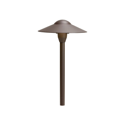 Kichler 15410AZT Path & Spread 1-Light 12V, Textured Architectural Bronze