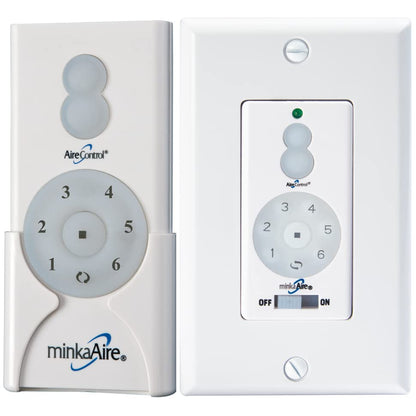 MINKA-AIRE Sleek 60in Smart Ceiling Fan with LED Light, Remote Control, Model F868L-CL/CL