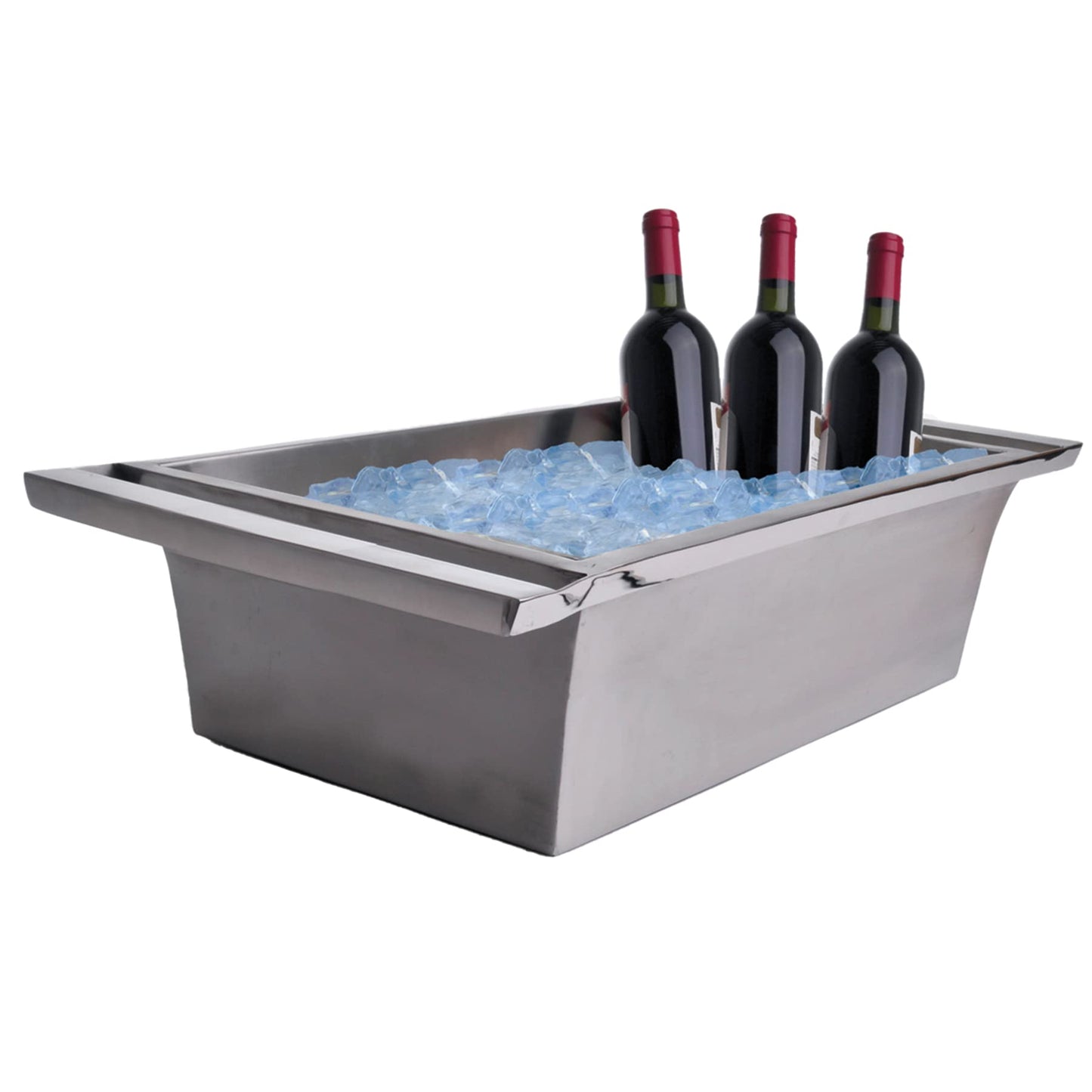 G.E.T. SSTUBREC-01 Double Wall Stainless Steel Beverage Tub, 26.5" x 16" x 6.5"