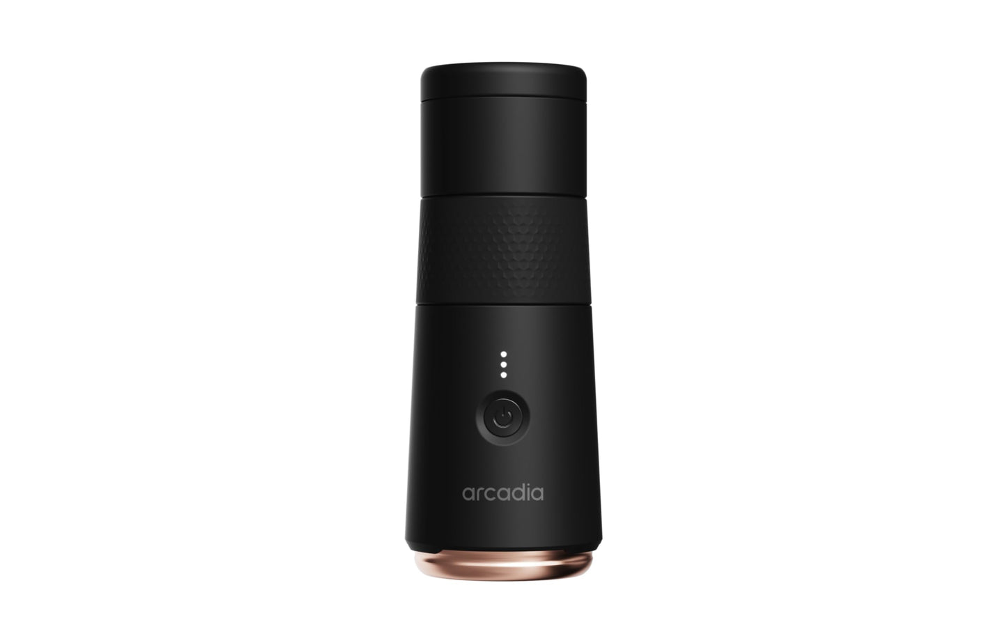 Arcadia Go Rechargeable Portable Turkish Coffee Maker – USB-C Powered, Compact & Cordless, Ideal for Outdoors, Travel, Camping, Office & Home Brewing (Night Black)