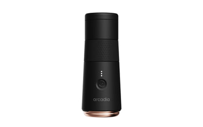 Arcadia Go Rechargeable Portable Turkish Coffee Maker – USB-C Powered, Compact & Cordless, Ideal for Outdoors, Travel, Camping, Office & Home Brewing (Night Black)