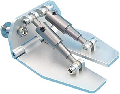 CNC Aluminum Trim Tabs 63mm for RC Gas Boat Racing O Boats Methanol Electric Speedboats Planing Plates 1 Pair
