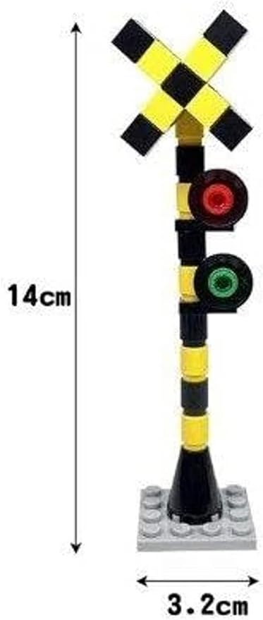 General Jim's Toy Train Building Blocks Traffic Control Lights for Train Station