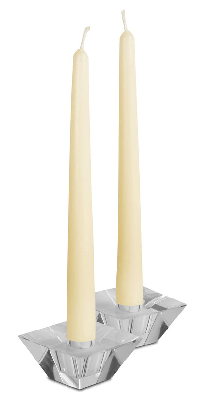 Hyoola 12 Pack Tall Taper Candles - 14 Inch Woolwhite Dripless, Unscented Dinner Candle - Paraffin Wax with Cotton Wicks - 12 Hour Burn Time