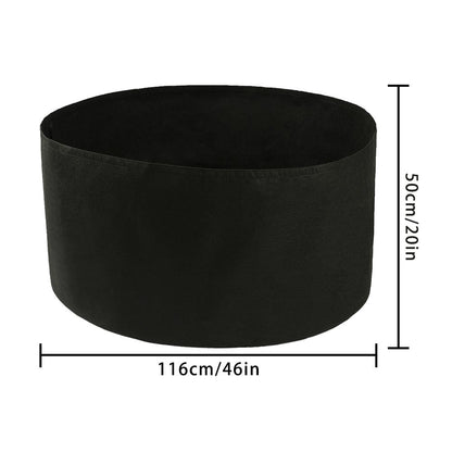 Takefuns 2pcs 150 Gallon Yard Grow Bags,Large Garden Bag,Thickened Nonwoven Plant Fabric Pots,Grow Pots Big Pots Plant for Nursery Garden,Planting