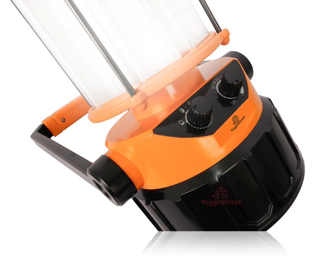 RuggedGrade 48W - Alria Series - Rechargeable LED Work Light - 4,000 Lumens -5000K Bright White - LED Construction Lights - Portable Lantern - UL Certified