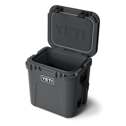 YETI Roadie 24 2.0 Hard Cooler with DoubleDuty Shoulder Strap and Drain Plug, Charcoal