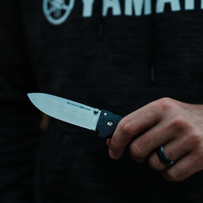 Cold Steel Ultimate Hunter 3.5" S35VN Razor-Sharp Blade 5" G-10 Easy-To-Grip Orange Handle Hunting Folding Knife with Tri-Ad Locking Mechanism