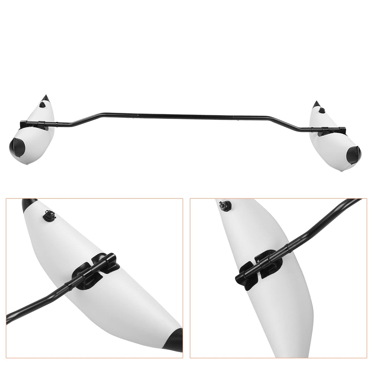 Kayak Outrigger Stabilizer , Portable PVC Higher Stability Kayak Outrigger Kit , Three Colours to Choose Inflatable Kayak Stabilizer , Easy to Install , for Floating Balancing Boat
