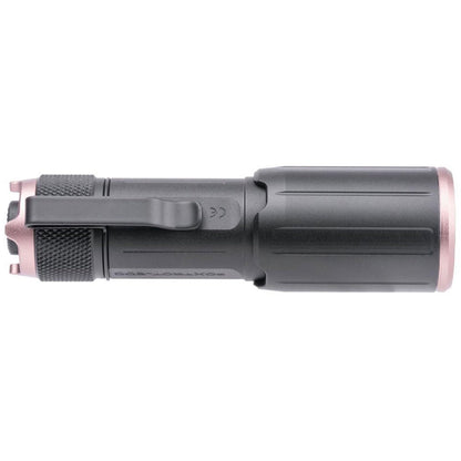 Sig Sauer Foxtrot-EDC 1350 Lumens Durable Waterproof Tactical Handheld Flashlight with Metal Deep Carry Pocket Clip, Compact Rose