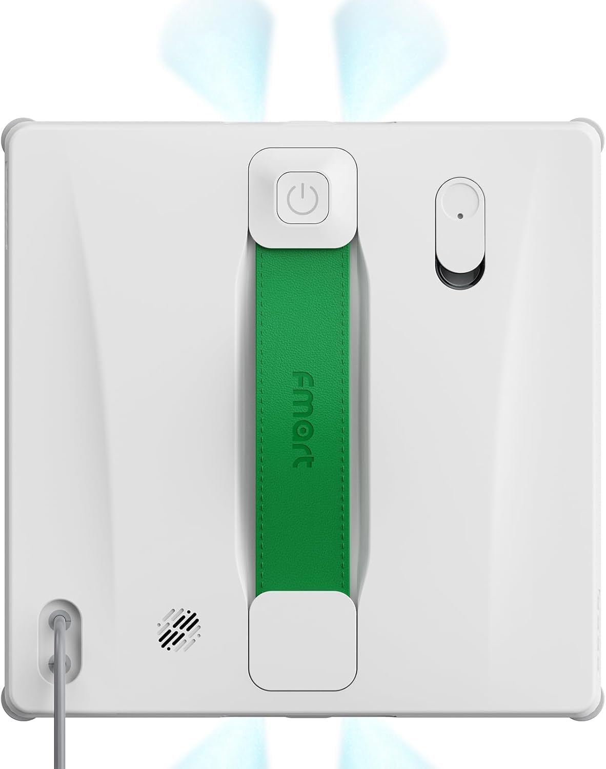 FMART W8 Mini Window Cleaning Robot, 4-Way Ultrasonic Spray, 8000Pa Suction, Ultra-Slim 2.36 in, Edge-Cleaning Route, Smart Path Planning, 9-Stage Safety, App & Remote Control