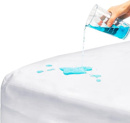 DMI Waterproof Queen Mattress Protector - Premium Protection for Your Mattress | White, 24-Pack