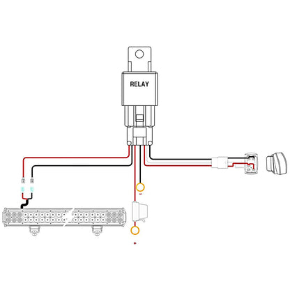 Nilight ZH408 52Inch 783W Curved Triple Row Flood Spot Combo Beam Led Bar 78000LM Driving Lights with 12AWG Heavy Duty 12V 5Pin Rocker Switch Wiring Harness Kit-1 Lead,waterproof