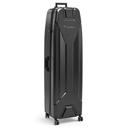 Hard Shell Golf Travel Case with TSA Lock, Heavy Duty ABS Golf Travel Bag Cover, Removable 360° Multi Directional Wheels, Fits 48" Club Bags, Impact Resistant Protective Solid Travel Case