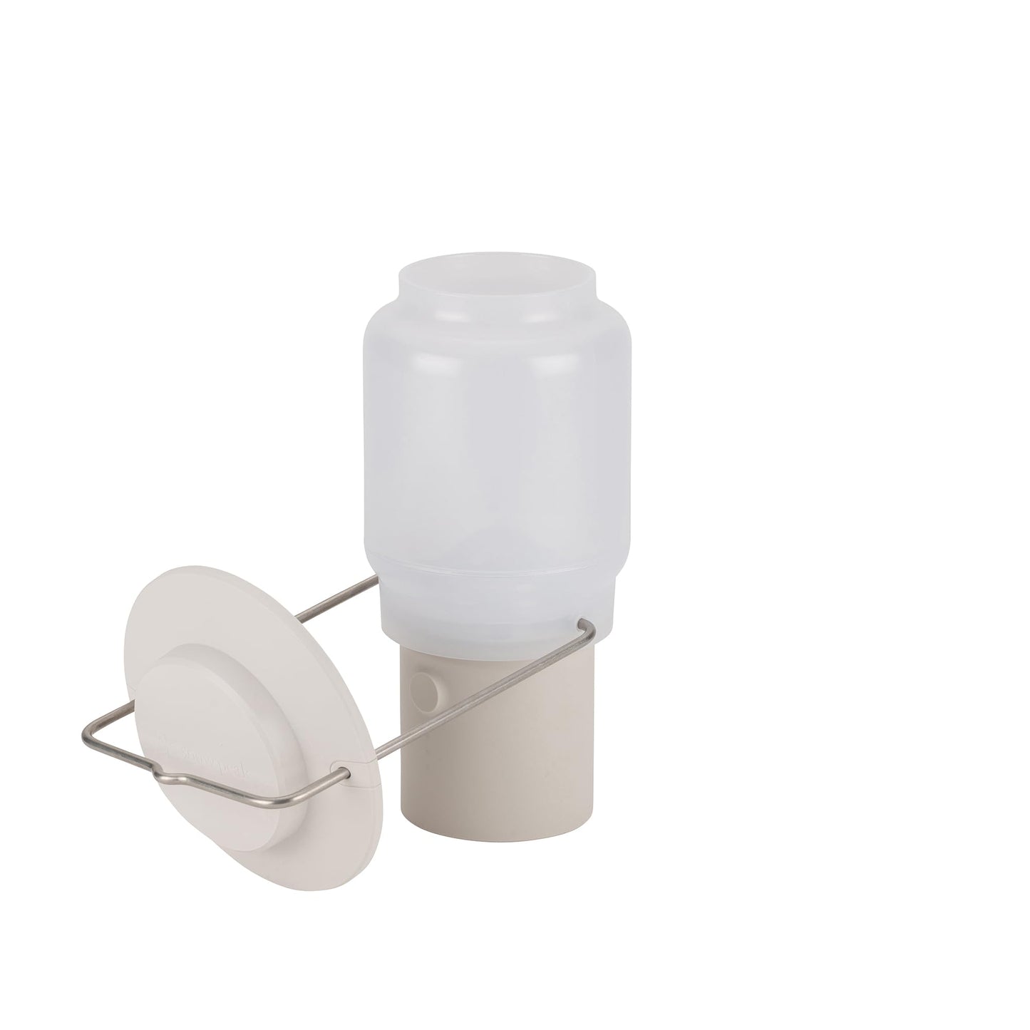 Snow Peak Mini Hozuki - Battery-Powered & Lightweight Camping Light - Portable Lantern for Soft, Ambient Light, Ivory