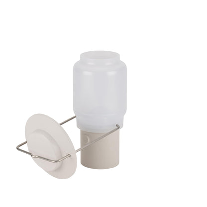 Snow Peak Mini Hozuki - Battery-Powered & Lightweight Camping Light - Portable Lantern for Soft, Ambient Light, Ivory