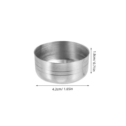 VINTORKY Stainless Steel Cocktail Shaker Lid Replacement 1.65 Inch Bar Tumbler Cap for Mixing Drinks Juice Bubble Tea Accessories
