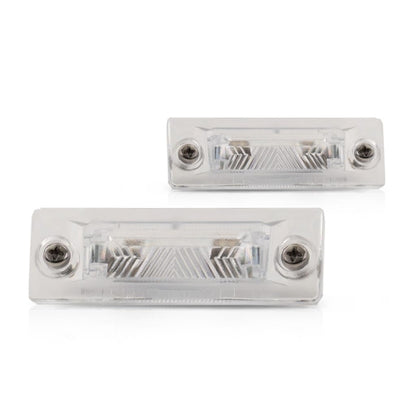 KarParts360 Car Lights for Volkswagen Jetta 2005-2010, License Plate Tail Light, Smoke Color, Pair, Model VW2870106