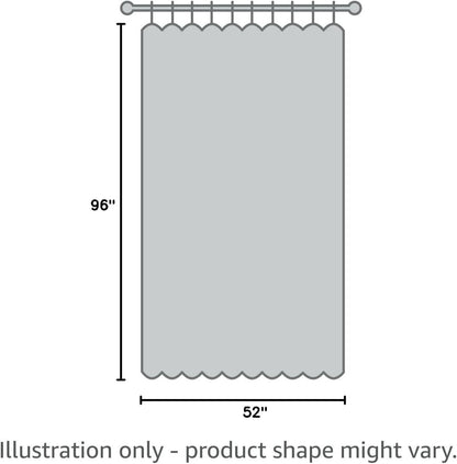 MIULEE 100% Blackout Linen Textured Curtains - Thermal Insulated Warm Taupe | 52 x 96 Inch (2 Panels)