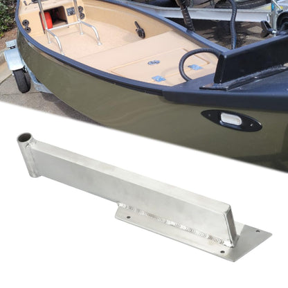 WIKIBB Trolling Motor Mount For Gheenoe Boat with Handle Nose Cap (For the right side)