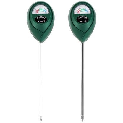 Skiennix Plant Moisture Meter - Accurate Soil Water Measurement for Indoor & Outdoor Use | 2-Pack Green