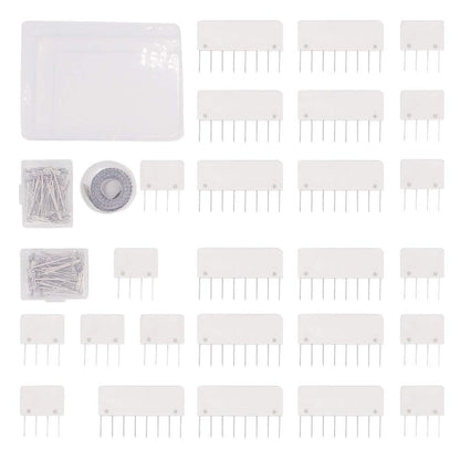 LAMXD Knit Blocking Pins Kit - 25 Pcs Knit Blockers & 100 T-pins Kit for Blocking Mats- Knit Blocking Combs for Blocking Knitting, Crochet, Lace or Needlework Projects, use for Knitting Mat
