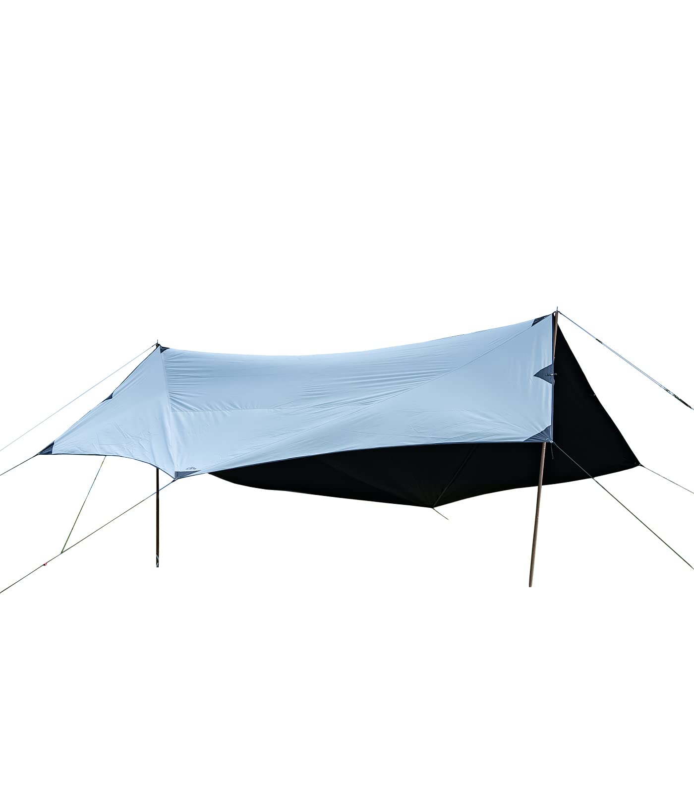 iClimb Waterproof Sun Shield Tarp UPF 50+ for Tent Hammock Camping Backyard Party (Tarp 18' × 17'9")