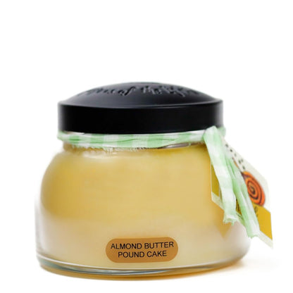 A Cheerful Giver - Almond Butter Pound Cake Mama Scented Glass Jar Candle (22oz) with Lid & True to Life Fragrance Made in USA