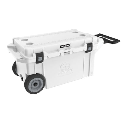 Pelican Elite 80 Quart Cooler with Wheels (White)