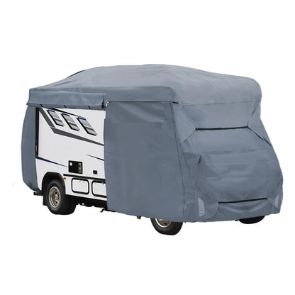GEARFLAG Class C RV Cover Camper Cover fits 30'-33' with Anti-UV, Water-Resistant, Reinforced Windproof Straps for Van Cover Protection Durable - Ideal for rv & Trailer Covers