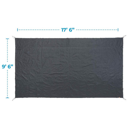CORE 12 Person Lighted Instant Cabin Tent with Footprint and Tent Kit