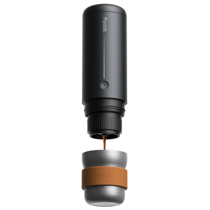 Fanttik Cafein 11 Portable Coffee Machine, Self-Heating Electric Espresso Machine with USB-C, 20 Bar Coffee Maker for Travel, Hiking, Gym and Office, Ideal for Dad