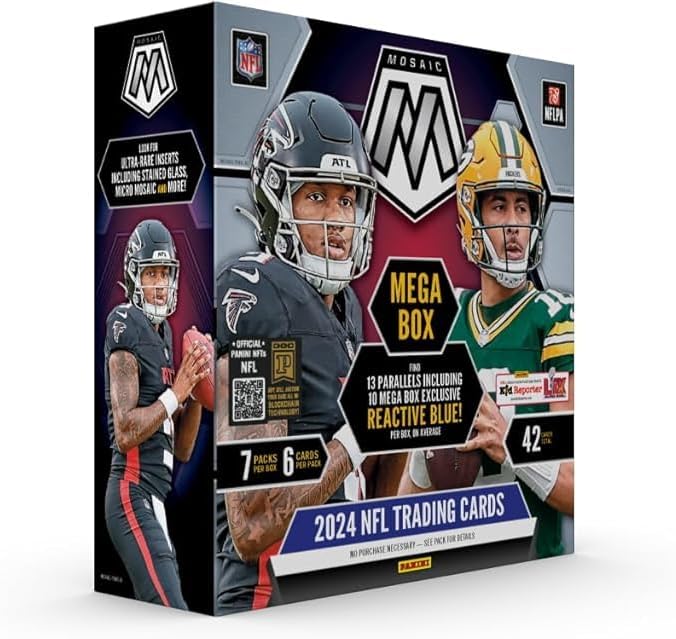 2024 Mosaic Football Mega Box (42 Cards/Box)