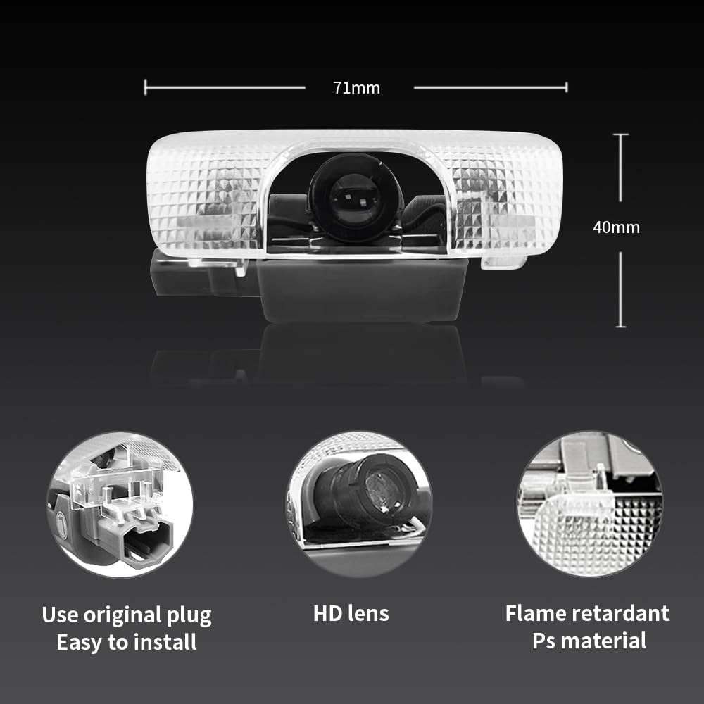 akarin LED Car Door Logo Lights for Tundra 2007-2011, 2022-present, Courtesy Projector Laser Puddle Lamp, 2 PCS