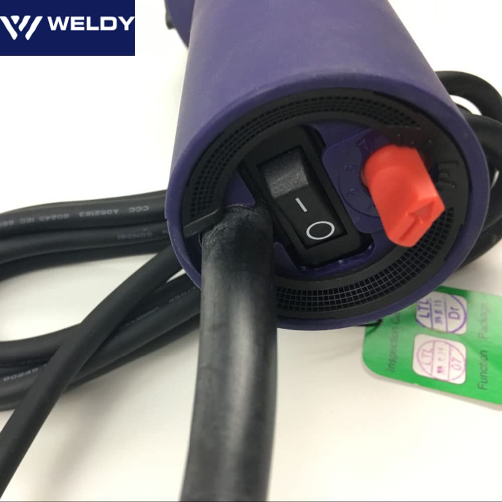 Weldy Professional 110V 1600W Hot Blast Torch Heat Welding Gun Welder Pistol Tool Hot Air Gun PVC Flooring Welding Tool Kit