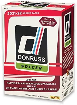 2021-22 Panini Soccer Donruss Soccer Trading Card Blaster Box