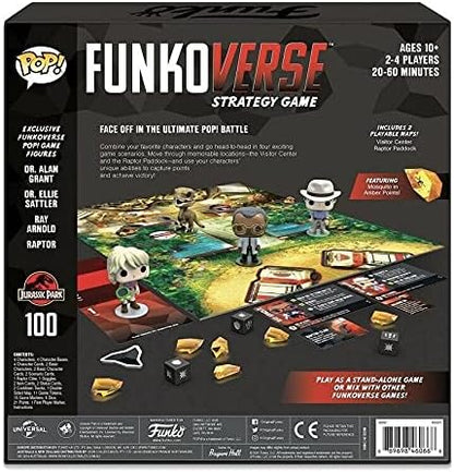Figurine FunkoVerse Strategy Game Jurassic Park 100 4-Pack Board Game