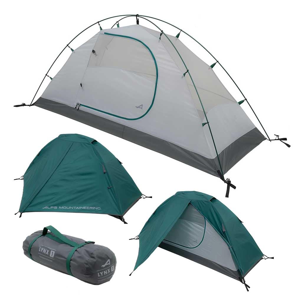 ALPS Mountaineering Lynx 1-Person Tent – Lightweight, Easy Setup, Waterproof, Freestanding Backpacking Tent with Durable Aluminum Poles and Ample Ventilation